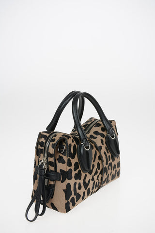 PonySkin Bowler Bag with Removable Shoulder Strap