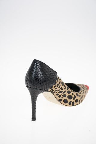 Ponyskin Pumps with Stiletto Hell 8.5 cm
