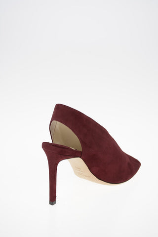 Suede SHAR Open Toe with Stiletto Heel 10 cm