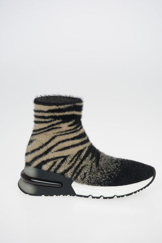 Sneakers KING Pull on in Tessuto Stampato Zebrato 