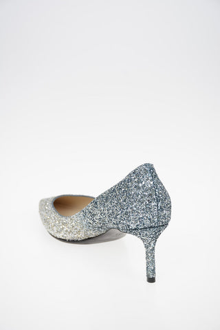Glittery Leather ROMY60 Pumps 6,5 cm