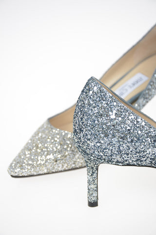 Glittery Leather ROMY60 Pumps 6,5 cm