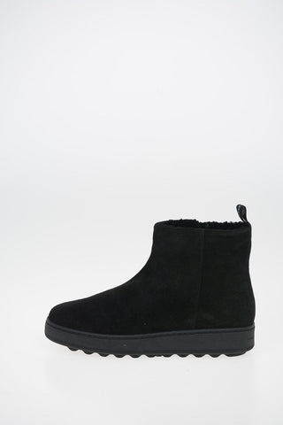 Shearling ANNECY Ankle Boots with Logoed Band