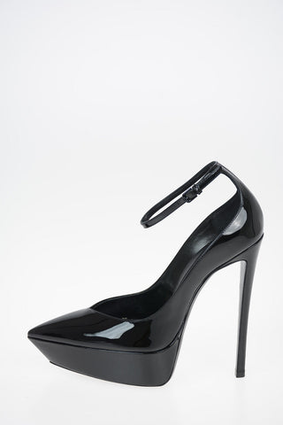 Patent Leather BETTY Pumps with Platform and Stiletto Heel 14 cm 