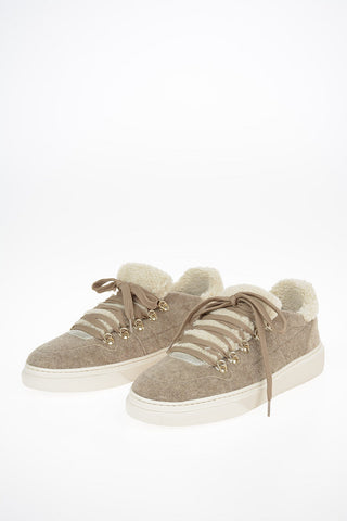 Teddy Sneakers H365 with Shearling Details