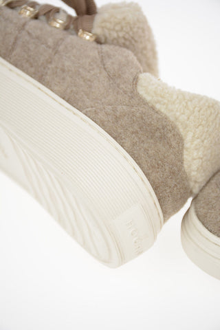 Teddy Sneakers H365 with Shearling Details