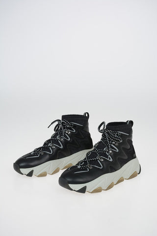 Fabric ESCAPE BIS Sneakers with Leather Details