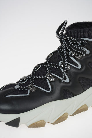 Fabric ESCAPE BIS Sneakers with Leather Details