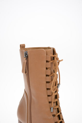 Leather Heeled Ankle Boots 9 cm