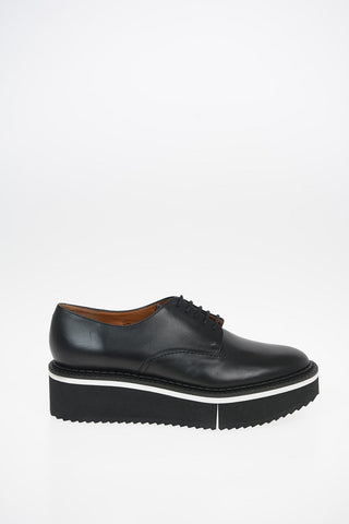 Leather BERLIN Platform Derby Shoes