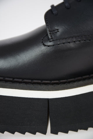 Leather BERLIN Platform Derby Shoes