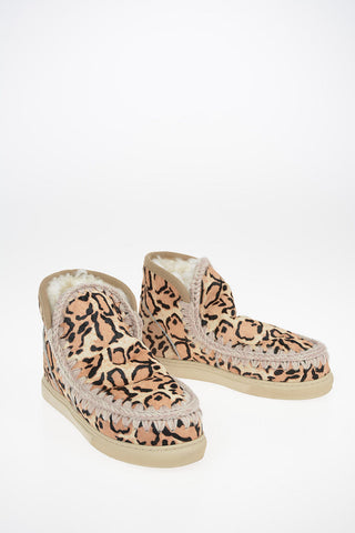 Shearling and Spotted Ponyskinn ESKIMO Pull On Boots