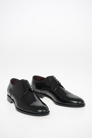 Brushed Leather NAPLES Derby Shoes