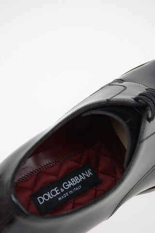Brushed Leather NAPLES Derby Shoes