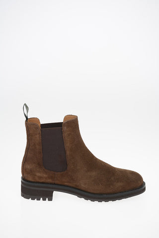 POLO Suede Pull On Ankle Boots