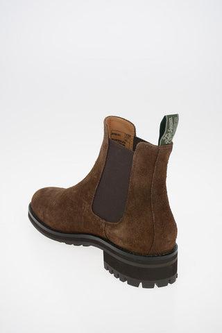 POLO Suede Pull On Ankle Boots