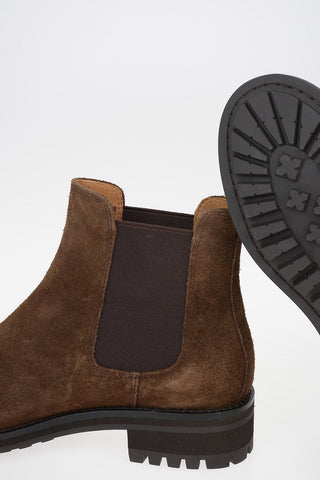 POLO Suede Pull On Ankle Boots