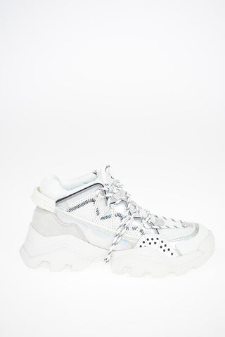 Track Sneakers with Mirrored Inserts