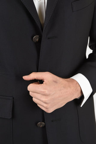 CC COLLECTION 3-button chesterfield coat