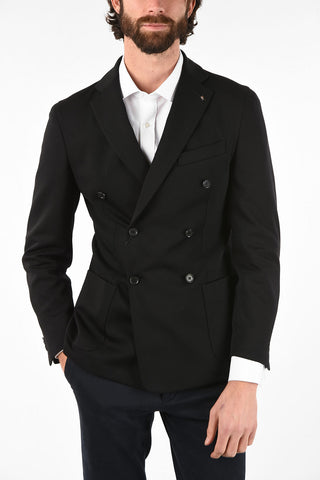CC COLLECTION Side Vents 8R Drop RESET Double-Breasted Blazer