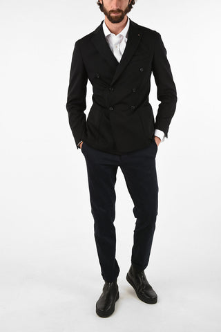 CC COLLECTION Side Vents 8R Drop RESET Double-Breasted Blazer