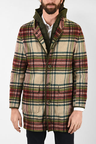 CC COLLECTION Tartan PENNY Double Coat with Inner Padded