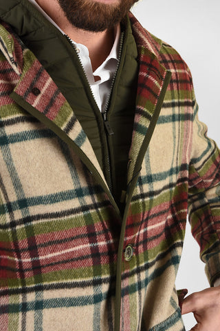CC COLLECTION Tartan PENNY Double Coat with Inner Padded