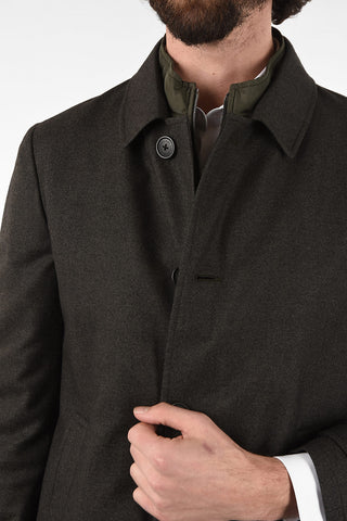 ID outdoor balmacaan coat