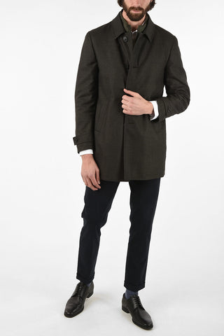 ID outdoor balmacaan coat