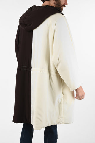 Trench in Seta Con Cappuccio