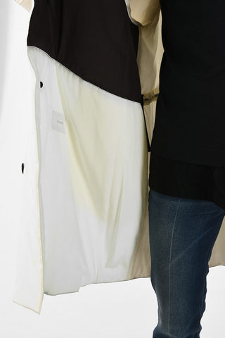 Trench in Seta Con Cappuccio