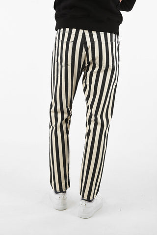 Striped Straight Fit Jeans 18cm