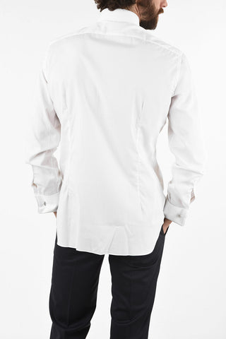hairline striped classic collar Cufflink shirt
