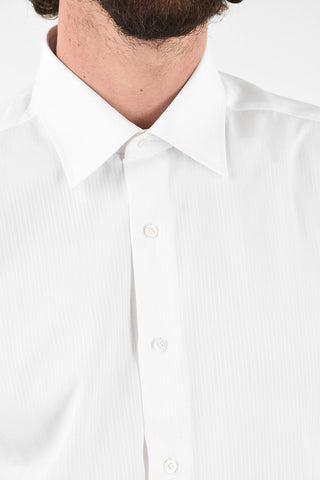 hairline striped classic collar Cufflink shirt