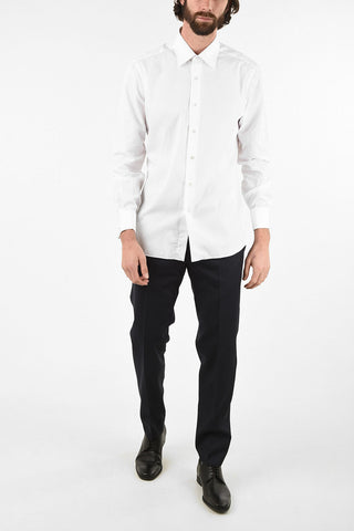 hairline striped classic collar Cufflink shirt