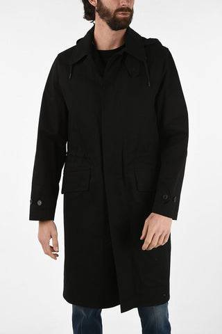 Coat with Removable Hood