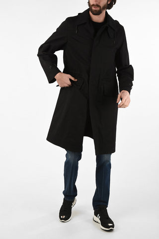 Coat with Removable Hood