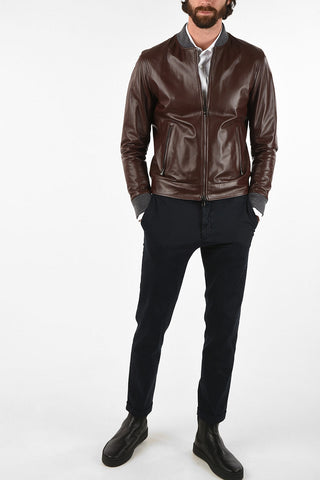 ID Leather full zip reversible BEN PLONGE bomber