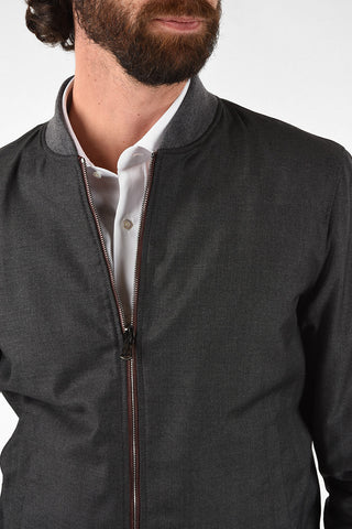 ID Leather full zip reversible BEN PLONGE bomber