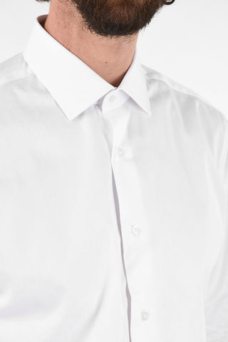 spread collar cufflink shirt