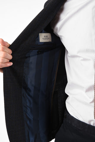 CC COLLECTION REFINED drop 7R side vents 2-button blazer