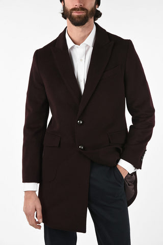 CC COLLECTION wool 2-button  chesterfield coat