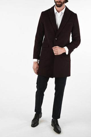 CC COLLECTION wool 2-button  chesterfield coat