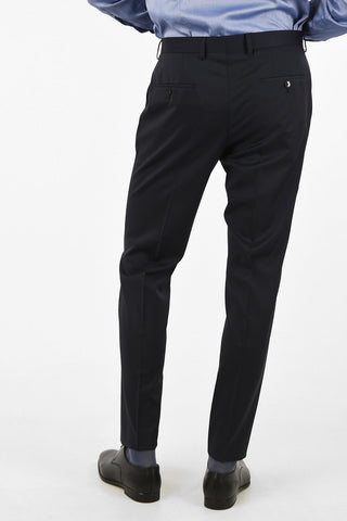 Virgin Wool GIBSON Pants With Hook Closure 