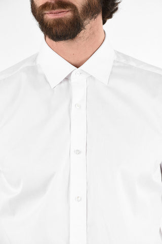 camicia hairline striped collo francese