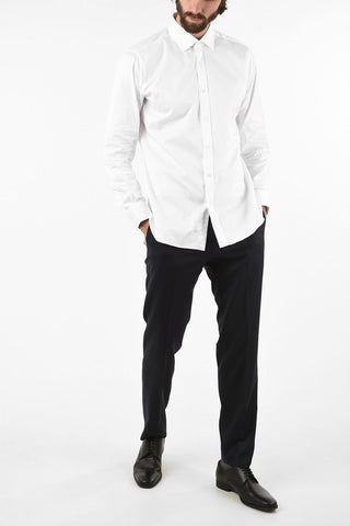 camicia hairline striped collo francese