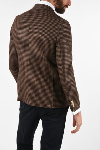 CC COLLECTION chcek drop 7R side vents 2-button REWARD blazer