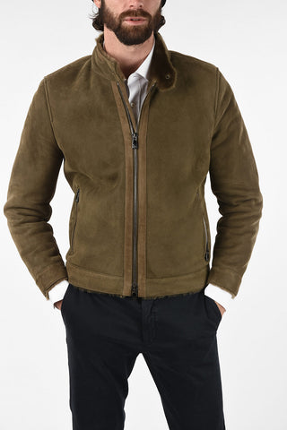 ID Suede Leather full zip MER MIC 019 outerwear jacket