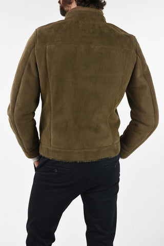 ID Suede Leather full zip MER MIC 019 outerwear jacket