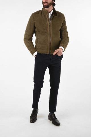 ID Suede Leather full zip MER MIC 019 outerwear jacket